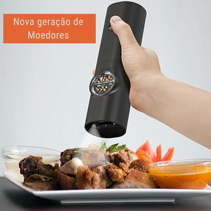 Moedor De Temperos Elétrico [SUPER PROMO PAGUE 1 LEVE 2] + Ebook de Receitas Profissionais