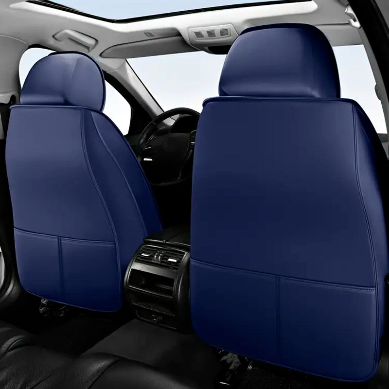 Capa para Banco de Carro Completa em Couro Legítimo Universal TopCar +BRINDE: Tapete Completo