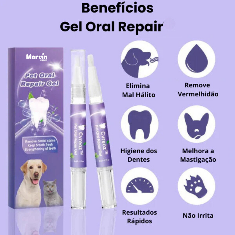 Gel Oral Repair™ Removedor de Bactérias para Pets [SUPER OFERTA]