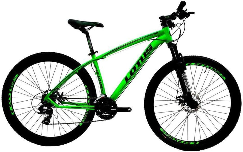 Bicicleta Aro 29 Al Lotus/Cxr, Freio Mecanico Q17-317321, Verde/Preto, CAIRU