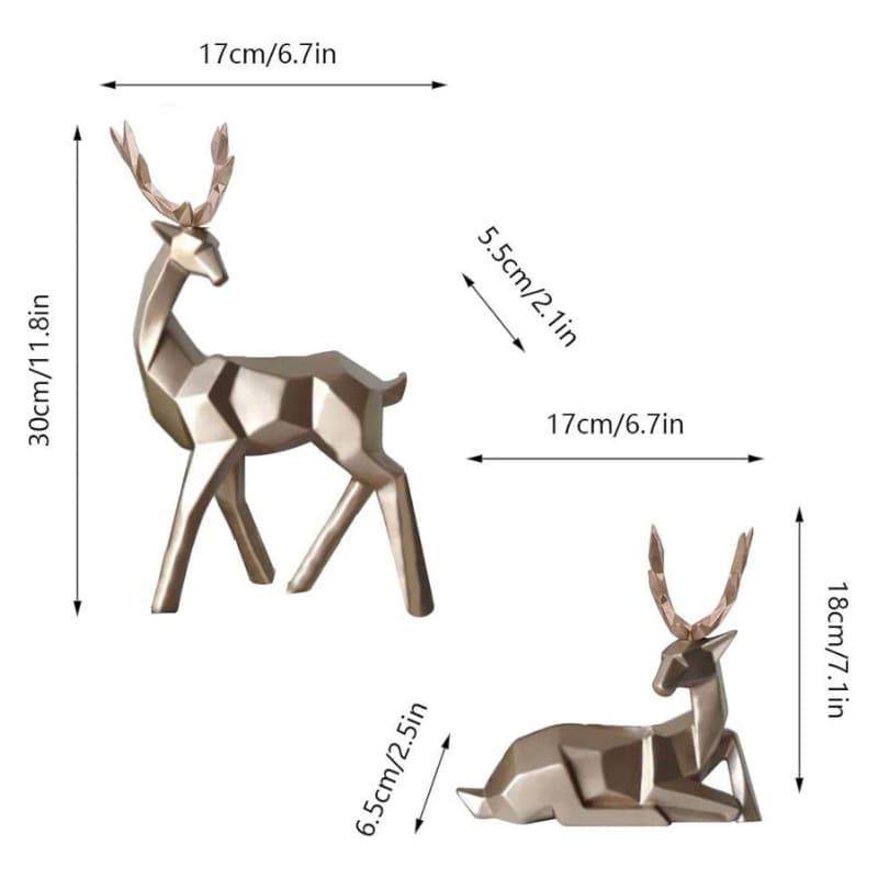Decoração de Mesa Estátua de Cervo - Marvin Express™