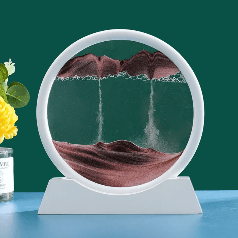 Ampulheta 3D Decoração de Ambiente - Marvin Express™