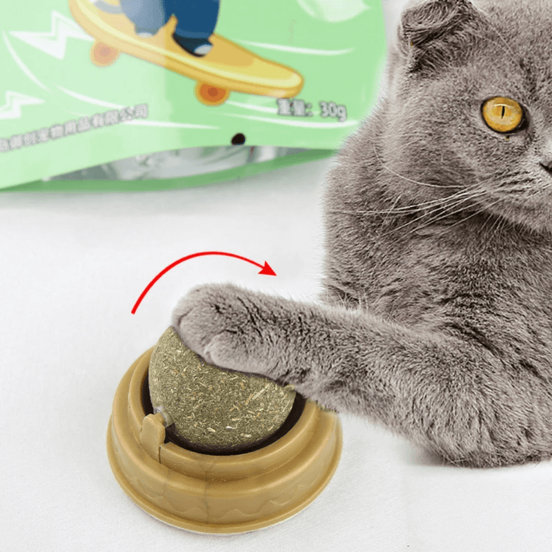 Bolinha Catnip Relaxante para Gatos - Marvin Express™