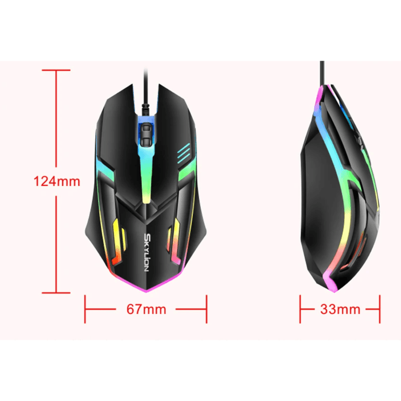 Mouse Gamer LED 3 Teclas - Marvin Express™