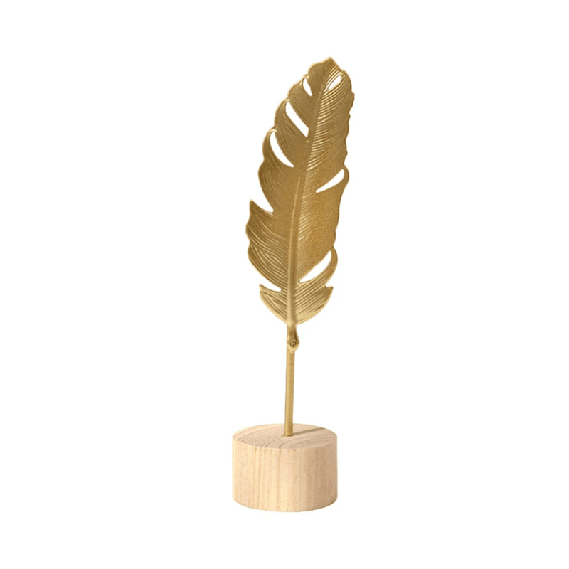 Escultura Folhas Gold - Marvin Express™