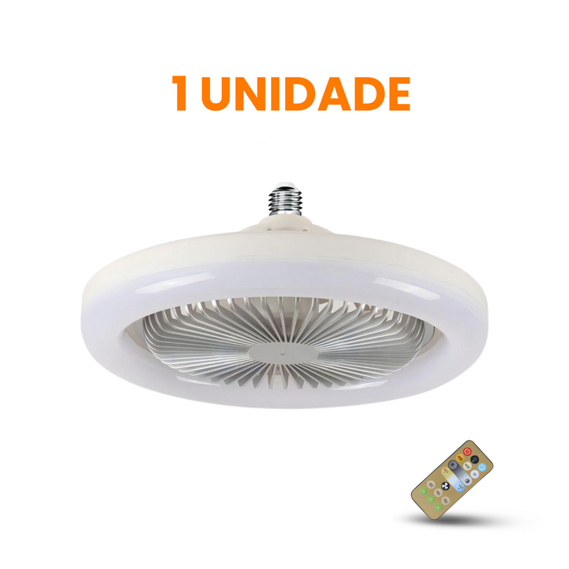 Luminária Ultra LED com Ventilador - [SUPER OFERTAS DE NATAL]