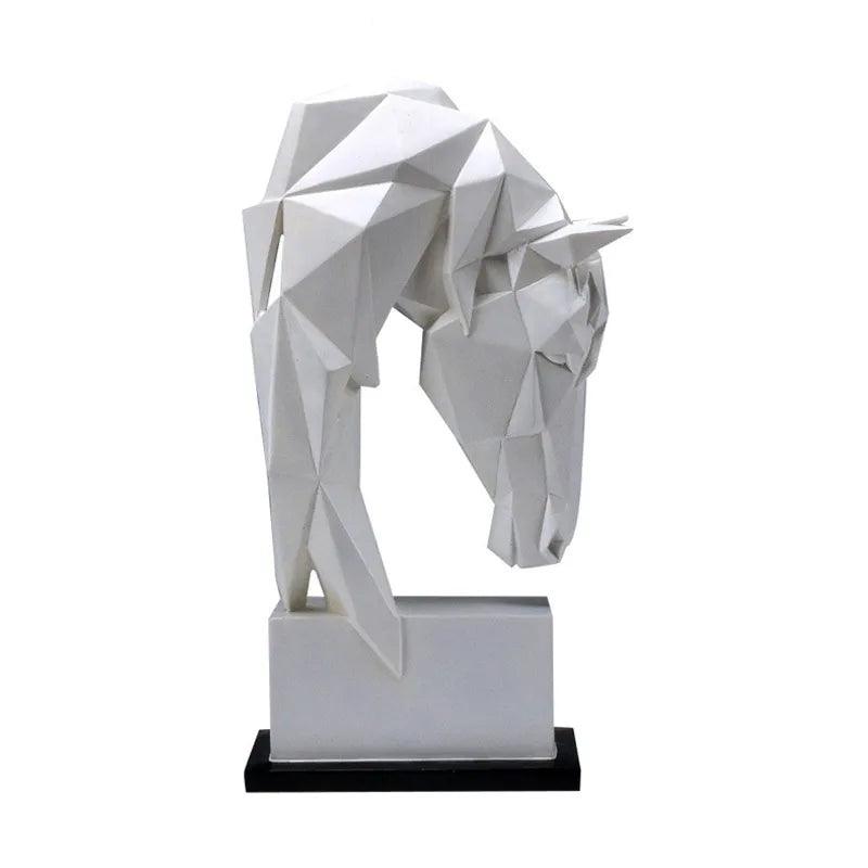 Escultura Decorativa Cabeça de Cavalo - Marvin Express™