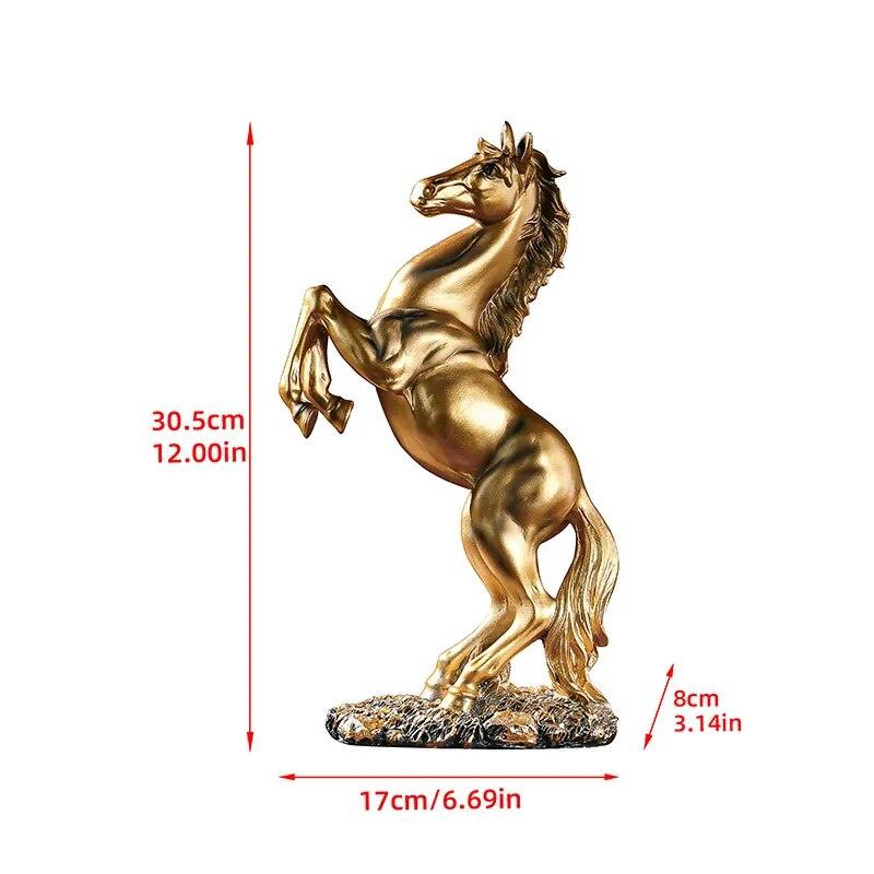 Escultura Decorativa Cavalo - Marvin Express™